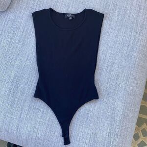 Hera Ribbed Bodysuit Black Size Small‎